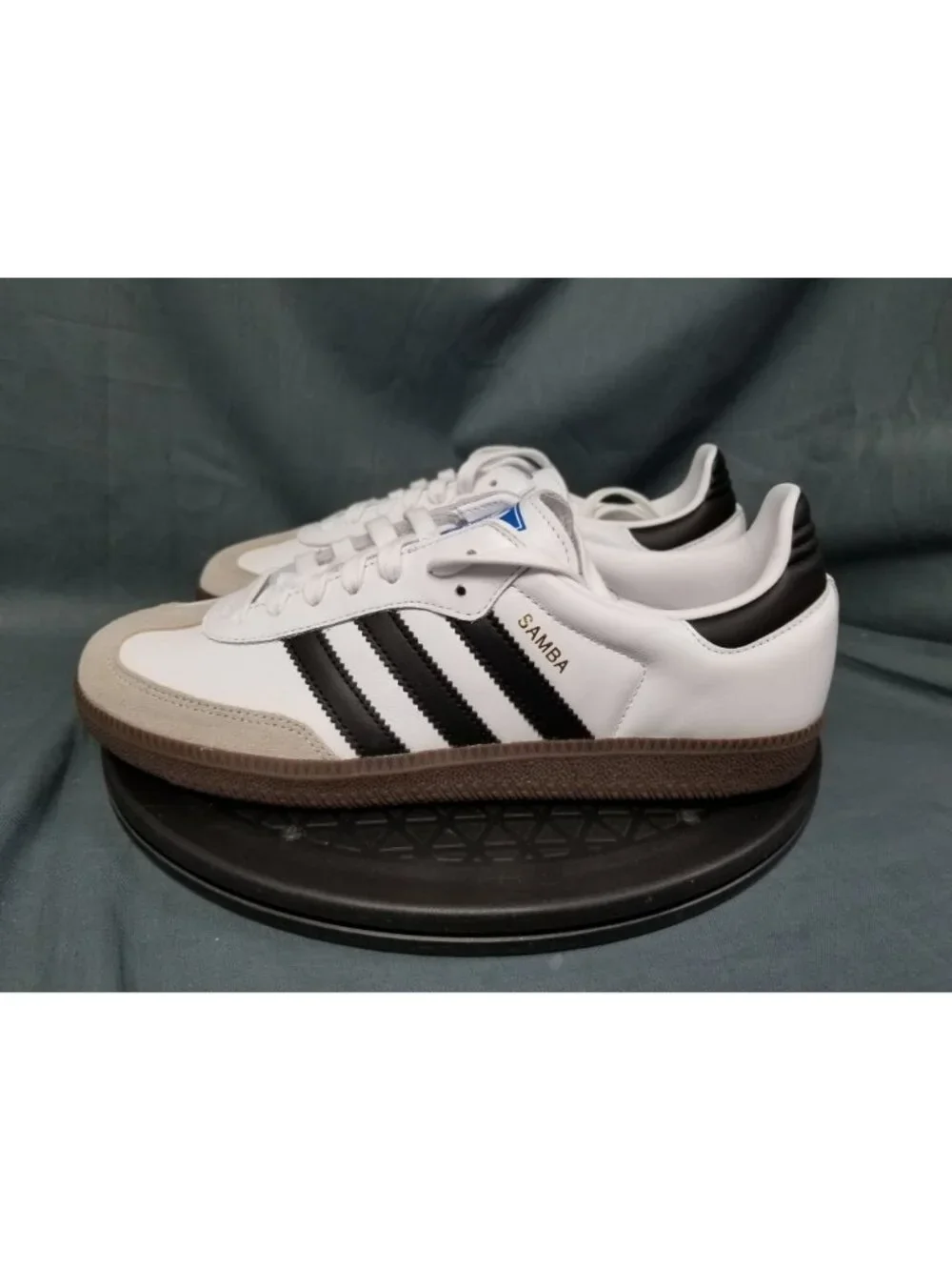 Adidas Samba OG J IE3675 Cloud White Core Black Gum Boys Size 4 NEW NO BOX!